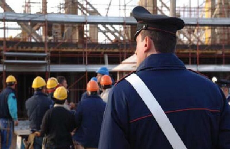 Chiuso dai carabinieri un cantiere edile a Marettimo